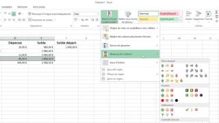 Feuille Excel pour gérer ses comptes recettes dépenses [upl. by Eiluj408]