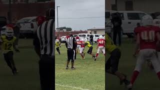 Nice defensive play by Michael hawks football shorts [upl. by River279]