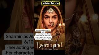 heeramandi 🔥🔥which high rating heeramandi movie [upl. by Atsugua]