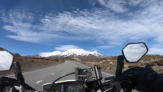 Big bore Drz 434 on the road to Turoa [upl. by Goldenberg]