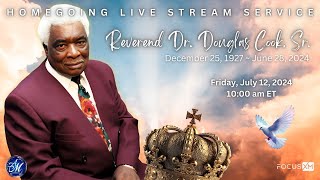 Homegoing Live Stream Service for Rev Dr Douglas Cook Sr [upl. by Akemrehs]