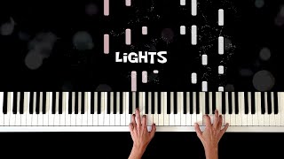 Lights Two Lanes Piano Cover Piano Tutorial Relaxing Piano Music [upl. by Ynnad]