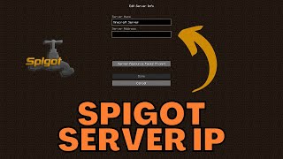 Minecraft Spigot Server IP Address [upl. by Ygiaf]