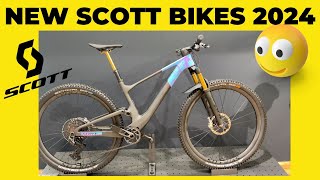 New SCOTT Bikes 2024 Spark Nino Shurter Endorphin Lumen Addict Foil   Eurobike 2023 4K [upl. by Enitsirc]