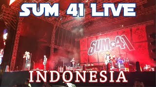 SUM 41  LANDMINES LIVE TOUR INDONESIA [upl. by Penman330]