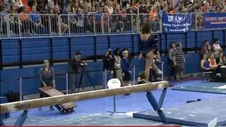 Katelyn Ohashi UCLA 2016 Beam vs Florida 98 [upl. by Blancha516]