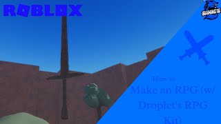 How to Make a Roblox RPG Critical Hits and Misses Droplets RPG Kit Roblox Studio BWKing16 [upl. by Eiramnwad]