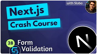 Form Validation  Nextjs 14 Course Tutorial 28 [upl. by Nois]