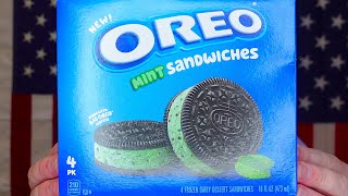 Oreo Mint Sandwiches Review [upl. by Christianson]