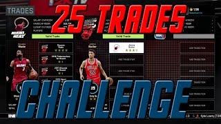 NBA 2K16 MyLeague  25 Trades Rebuilding Challenge w Miami Heat  So Close  KOT4Q [upl. by Aihsiek]