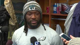 Eagles Press Pass RB LeGarrette Blount 1918 [upl. by Haldi]