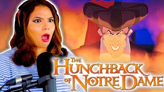 ACTRESS REACTS to THE HUNCHBACK OF NOTRE DAME 1996 FIRST TIME WATCHING DARKEST ANIMATED MOVIE [upl. by Elvah327]