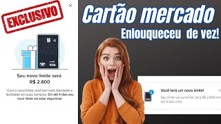 cartão de crédito mercado pago fazendo loucuras com aumento de limite 💥💥 [upl. by Alana]