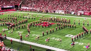 The Cornhusker Marching Band Halftime Show 400th Sellout 92024 [upl. by Musa259]