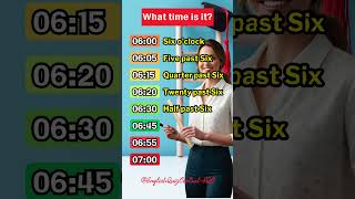 What time is it  Learn to Tell the Clock in English shorts education time foryou [upl. by Gilman265]