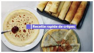 La recette de CREPES de Cyril LignacINRATABLE MOELLEUSE RAPIDE et sans GRUMEAUX [upl. by Caldera]