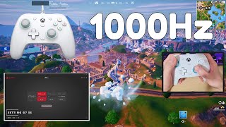 New 1000Hz Polling Rate Update on quotGAMESIR G7 SEquot  Handcam Fortnite Zero Builds [upl. by Daisi884]