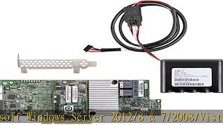 LSI LSI00417 MegaRAID SAS Controller 93618i with Battery and Cache 8Port 12GBps SAS 8X PCIe 3 [upl. by Yacov]