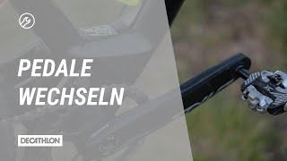 Wie wechselt man die Pedale am Fahrrad  DECATHLON Tutorial [upl. by Adnaluoy]