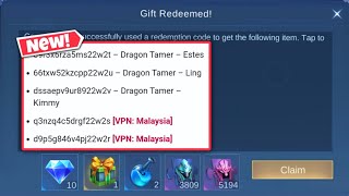 NEW MLBB REDEMPTION CODES SOURCE [upl. by Kizzie]