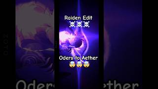 why raiden is best dps edit reels raidenshogun demonslayer genshinimpact ororon leaks leak [upl. by Ydassac]