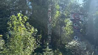 Totem Poles at Stanley Park in Vancouver [upl. by Eintroc]