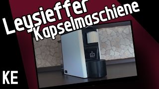 Leysieffer Kapselmaschine mit Milchschaumsystem Blogger Battle Beitrag [upl. by Enilrae]