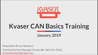 CAN Basics Training Introduction [upl. by Farl]