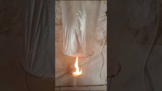 How to Make Hot Air Balloon Sky Lantern viralvideo experiment shortsfeed airballoon [upl. by Hesketh879]