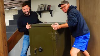 Psycho Dad and BigBrudda move a 700 lb Safe [upl. by Henrieta]