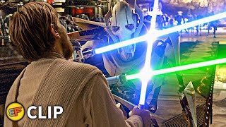 ObiWan vs General Grievous  quotHello Therequot  Star Wars Revenge of the Sith 2005 Movie Clip HD 4K [upl. by Yeruoc88]