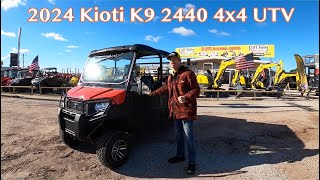 2024 Kioti K9 2440 4x4 UTV [upl. by Creath461]