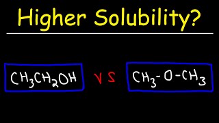 Solubility of Organic Compounds [upl. by Repinuj1]