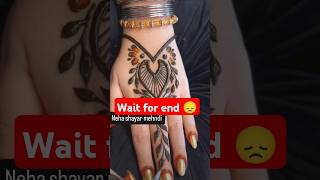 Mehndi Design simple and beautiful❤️❤️❤️bhojpuri mehandi viralshortvideo mehndi shortvideo [upl. by Karine]