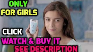 Hair Removal For Women  Advanced Epilator  Alia Ad  See Price In Description [upl. by Azne]