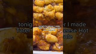 Chili Cheese Tater Tot Hot Dog Casserole easyrecipesathome tatertotcasserole chilidog chilidogs [upl. by Adimra]