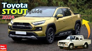 Toyota STOUT 2024 La Mini HILUX Compacta vs Maverick y Santa Cruz  Vary Topics [upl. by Eileme]