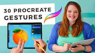 30 Procreate Gestures amp Shortcuts that will simplify your artmaking plus one bonus iOS tip [upl. by Behlau]