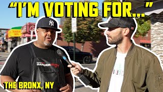 THE BRONX Donald Trump Gaining Support [upl. by Emmerich]