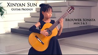 Xinyan Cynthia Sun  Brouwer Sonata 2nd and 3rd movements [upl. by Edda]