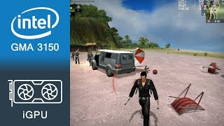 Just Cause Gameplay Intel GMA 3150 [upl. by Alleciram]