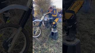 Kickstarting an Automatic 500cc 2 Stroke shorts 2stroke [upl. by Atiuqehc504]