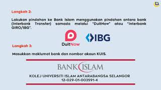 Tutorial  Cara Pembayaran Yuran Online Banking [upl. by Amik]