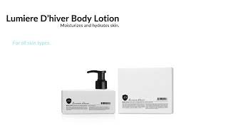 Number 4 Lumiere dHiver Body Lotion  A Silky Touch of Luxury for Your Skin [upl. by Enidualc]