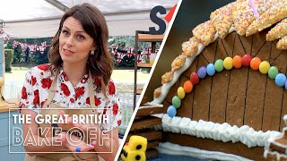 Ellie Taylor wows the judges with epic gingerbread sculpture  The Great Stand Up To Cancer Bake Off [upl. by Hluchy]