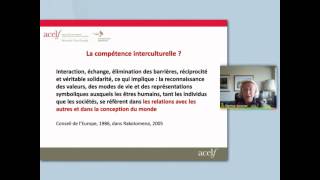 Webinaire ACELF  Les compétences culturelles interculturelles et transculturelles [upl. by Cann]