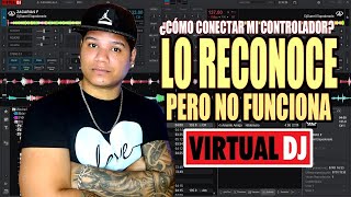 ¿POR QUE NO FUNCIONA ❌ 😭 CONECTAR MI CONTROLADOR CON VIRTUAL DJ ELAPODERADO ✔ [upl. by Anaiek]