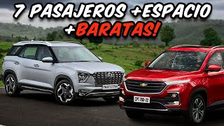 TOP Las 7 SUV y Minivans de 7 plazas más baratas modernas y seguras 2024 [upl. by Fanechka]