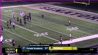 Pulaski Academy Bruins vs Robinson Senators [upl. by Cheri]