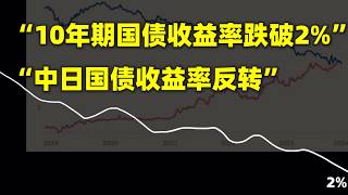 【低利率时代的投资机会】中国10年期国债利率跌破2；中日30年期国债收益率反转。 [upl. by Lasala]